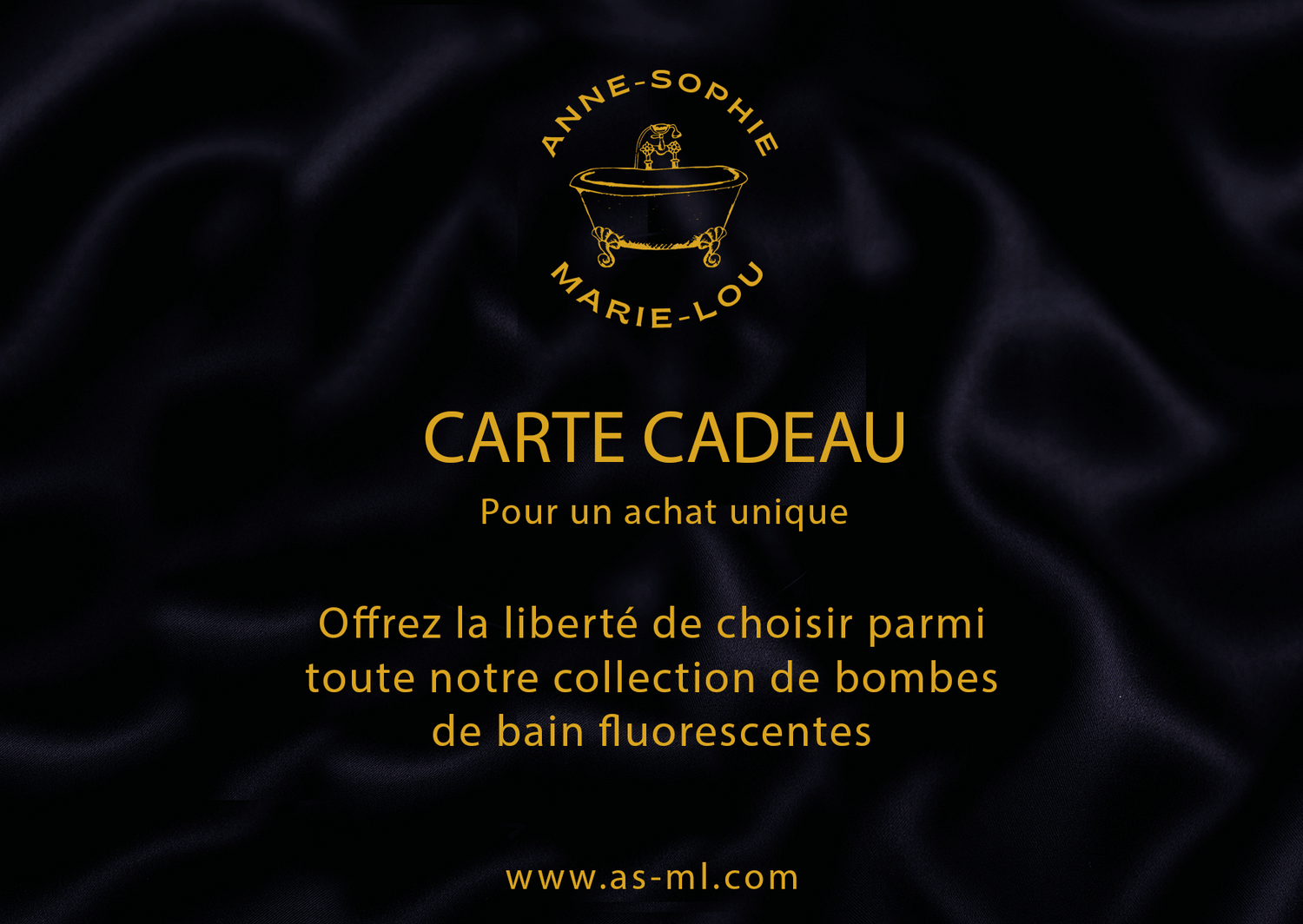 Carte Cadeau Boule de bain Anne sophie et Marie lou